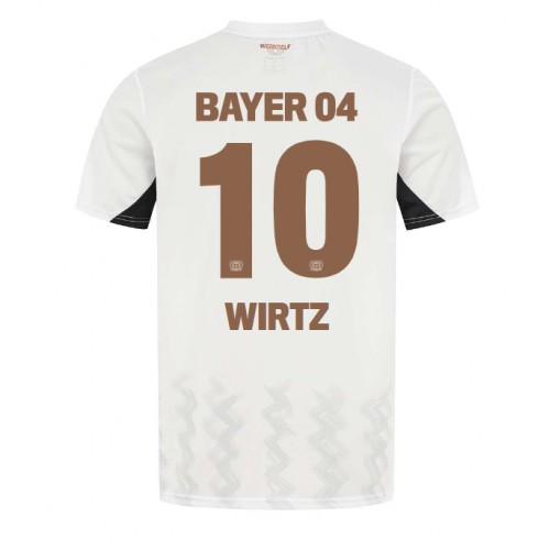 Dres Bayer Leverkusen Florian Wirtz #10 Gostujuci 2024-25 Kratak Rukav